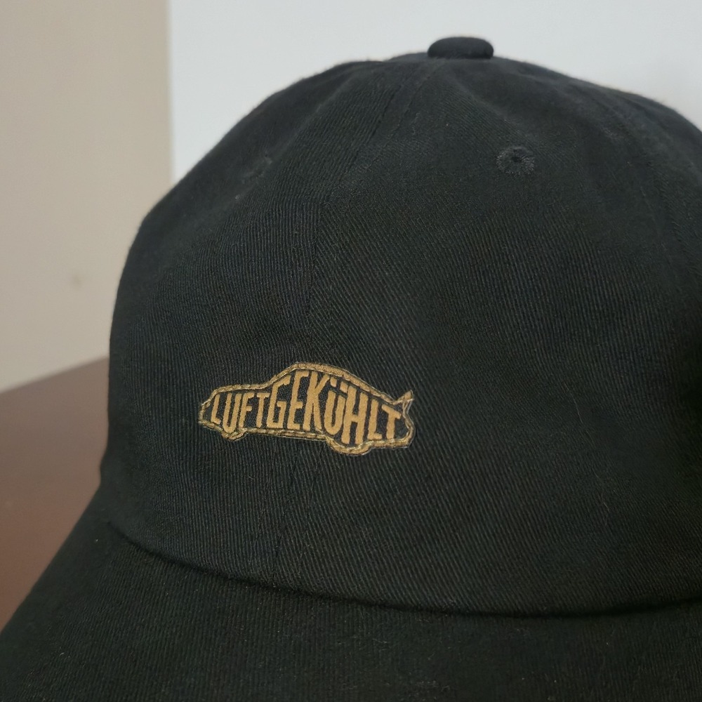 Porsche Luftgekuhlt Luft Logo Black Strapback Dad Hat Baseball Cap Porsche Car - Picture 2 of 5
